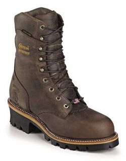 Mens 9 Insulated Waterproof Super Logger Style 25408 Shoes