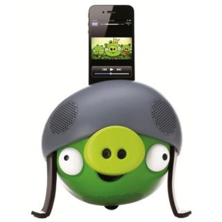 Gear4 PG543G Angry Birds Green Speakers With Dock (Refurbished
