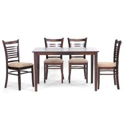 Cathy Brown Wood Modern 5 piece Dining Set