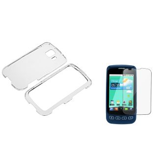 Crystal Case/ Screen Protector for LG Optimus S LS670