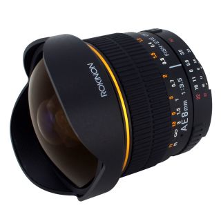 Rokinon AE8M N 8mm f/3.5 Aspherical Fisheye Lens for Nikon AE w