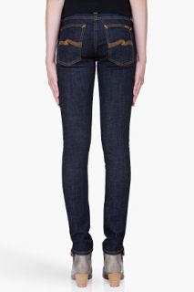 Nudie Jeans Tight Long John Organic Twill Rinsed Jeans for women