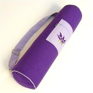 Yogatasche mit Lotusblüte, lila / violett: Sport