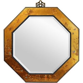 Gold Leaf Octagonal Mirror (China)
