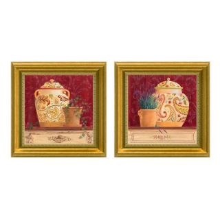 Gloria Eriksen Ginger Jar Still Life Framed 2 piece Art Set