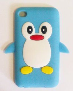 Apple iPod Touch 4th Generation Penguin Silicone Case  Sky