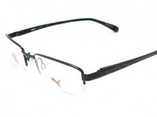 15217 PU15217 Black BK Optical Frame Eyeglasses 52 20 140 Clothing