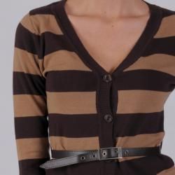 Ci Sono by Journee Juniors Striped Belted Cardigan