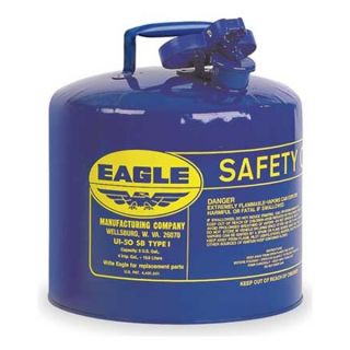 Eagle UI 50 SB Type I Safety Can, 5 gal, Blue, 13 1/2In H
