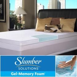 Slumber Solutions Gel Memory Foam 3 inch Queen/ King size Mattress