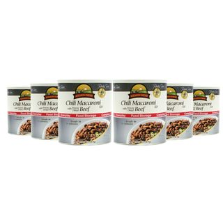 Augason Farms Chili Macaroni with Freeze Dried Beef 6 Pack