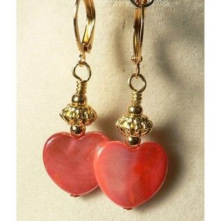 Palmtree Gems Marguerite Heart Earrings