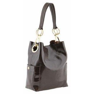 JPK Paris Wrinkle Patent Leather Bucket Bag Black