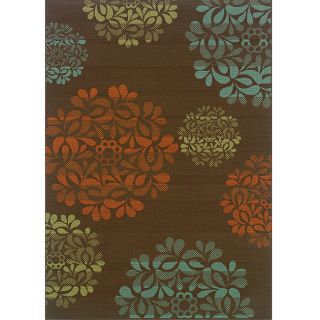 Brown/ Blue Outdoor Area Rug (25 x 45) Today: $38.59 Sale: $34.73