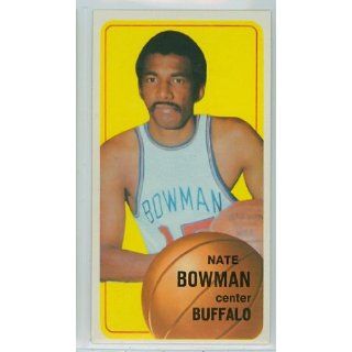 1970 Topps Basketball 138 Nate Bowman Braves NMT
