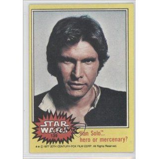  Han Solo (Trading Card) 1977 Star Wars #139 