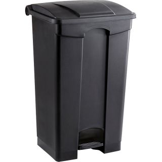 Safco Large capacity Plastic 23 gallon Step on Trash Receptacle Today