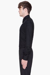 Yves Saint Laurent Black St James Poplin Shirt for men