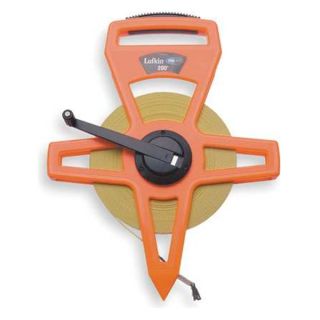 Lufkin PS1808N Measuring Tape, Open, 200 Ft, Orange/Black