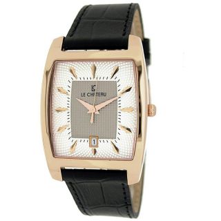 Le Chateau Mens 7074M Classica Collection Textured Dial Watch
