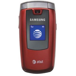 Samsung A437 Red Unlocked GSM Flip Cell Phone