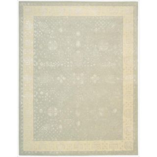 Hand tufted Symphony Bordered Blue Mist Rug (8 x 11) Today $1,899