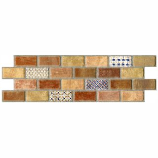 SomerTile 3.75x11.25 in Montage Valise 2 Subway Ceramic Tile (Pack of