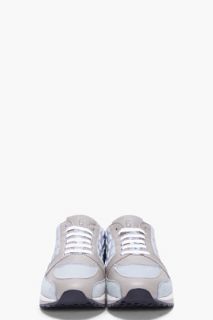 Marc Jacobs Grey Quilted Reflective Sneakers for men