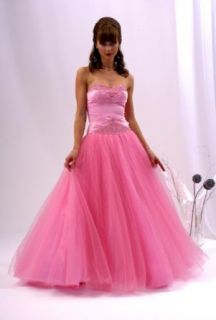 Ballkleid   Abendkleid pink, mit Stola Bekleidung