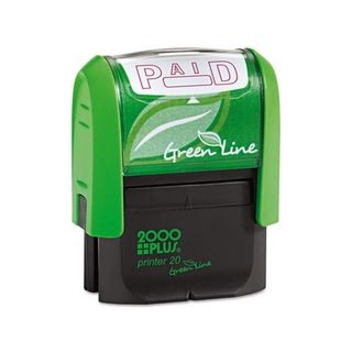 AccuStamp 2000 PLUS Green Line Paid Message Stamp