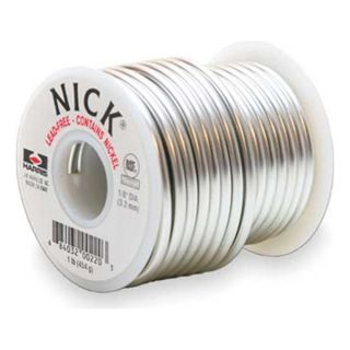 Harris NICK61POP Solid Wire Solder, Lead Free, 438 to 729 F