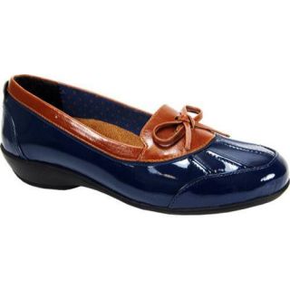 Womens Beacon Shoes Rainy Navy Patent