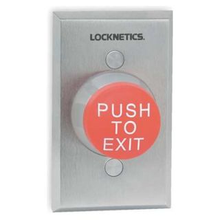 Schlage Electronics 623RD EX Push to Exit Button, Red, Steel