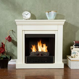 Tillman Petite Antique White Fireplace