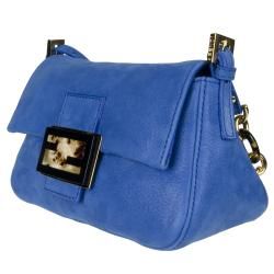 Fendi Forever Royal Blue Mini Mama Shoulder Bag