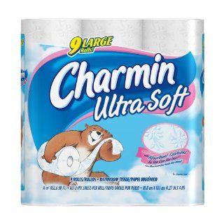 Charmin Ultra Soft 9 Large Rolls, 143 2 Ply Sheets per