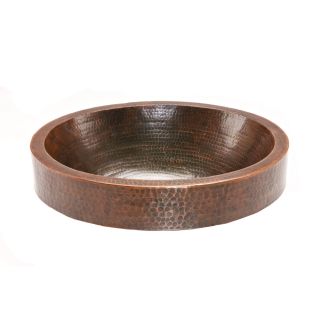 Oval Skirted Hammered Copper Vessel Sink Today $293.00 4.0 (1 reviews