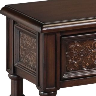 Walnut Brown Accent Console Table