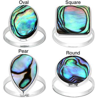 Pearlz Ocean Sterling Silver Abalone Shell Ring