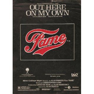 Sheet Music Out Here On My Own from Fame 154 
