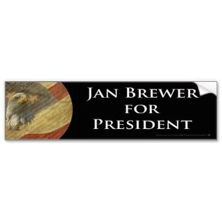 Jan Brewer for President Bumper Sticker