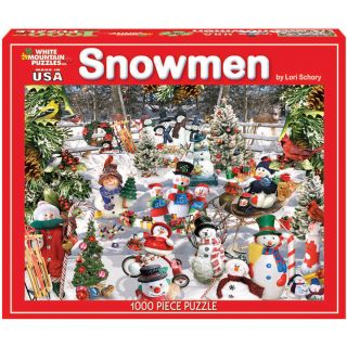 Lori Schory Snowmen 1000 piece Jigsaw Puzzle